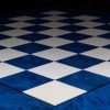 Capri – Hand-made Blue Erable Luxury Chess Board made in Italy