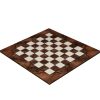 Roma - high-gloss 51 cm, 5 cm Square-Sized Walnut Luxury Chess Board