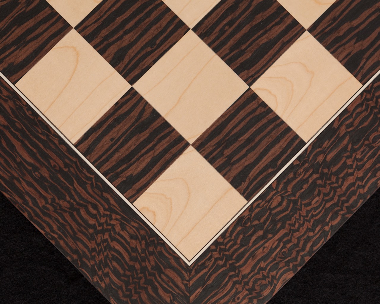 Andalucia – 60 cm Tiger Ebony Spanish Chess Board