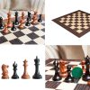 1849 Andalucia - complete luxury ebony chess set made