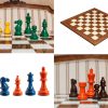 Earl Duo Chess Set with many colour options for chessmen. Includes the board