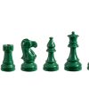 Earl Green Earl Green 3.75 inch tournament-size chess pieces in Coloured Boxwood