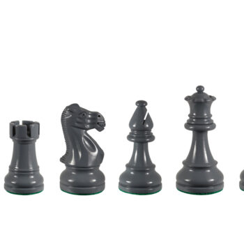 Earl grey lacquered boxwood chess pieces