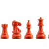 Earl Orange Earl Orange 3.75 inch tournament-size chess pieces in Coloured Boxwood