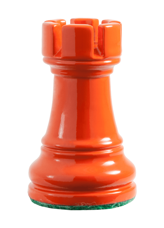 Rook from Earl Orange Chess Series