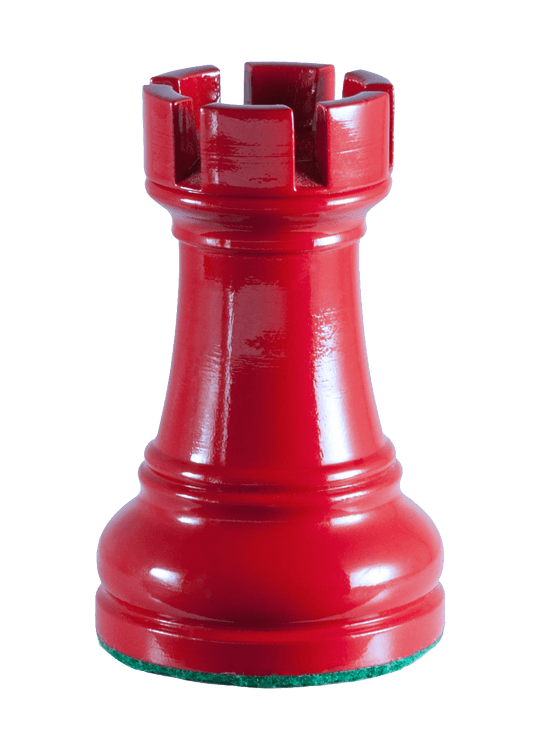 Rook from Earl Red Chess Series