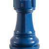 Rook from Earl Steel Blue Chess Series