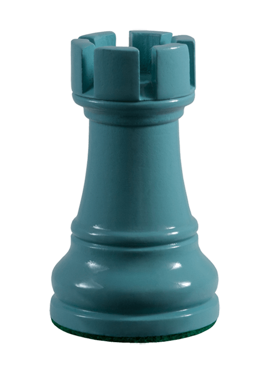 Rook from Earl Turquoise Chess Series