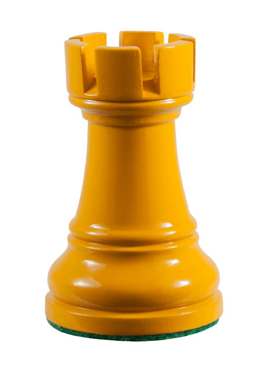 Rook from Earl Yellow Chess Series