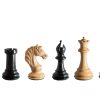 Florence Series 4.75 inch Club-Size Chess Pieces in Ebony and Boxwood