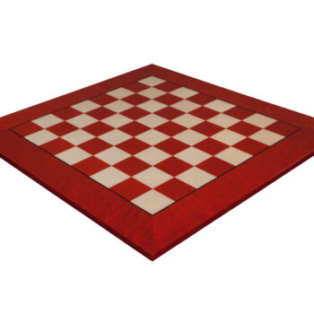 51 cm Bologna glossy red maple chess board