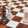 New York Series Chess Pieces on the 51 cm ”Pisa” Chess Board