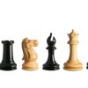 Staunton Evolution Series 4.25 inches Chess Pieces in Lacquered Ebony and Boxwood