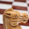 Luxury Chess Knight made of Boxwood from Staunton Evolution Club-Size Series