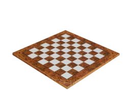 Venezia - high-gloss 51 cm, 5 cm-square luxury chess board