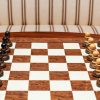 Vesuvius Chess Set in starting position