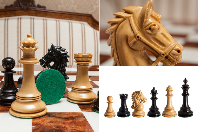 Regal chess pieces